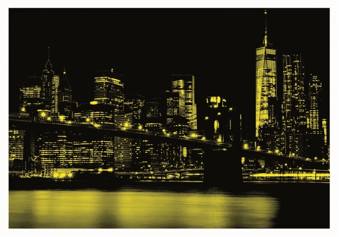 Lysende Educa puslespil Brooklyn Bridge New York 1000 brikker