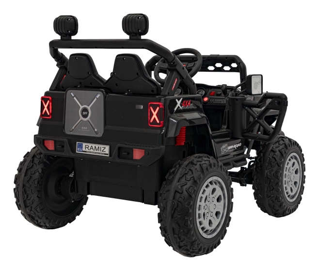 Børne elektrisk off-road bil sort