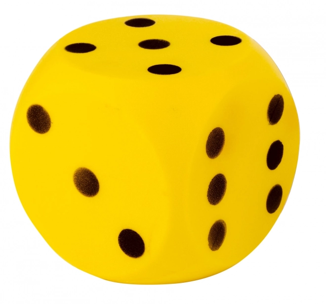 Androni Blød terning - størrelse 10 cm, gul