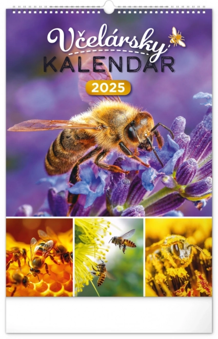 NOTIQUE Vægkalender for Biavl 2025, 33 x 46 cm