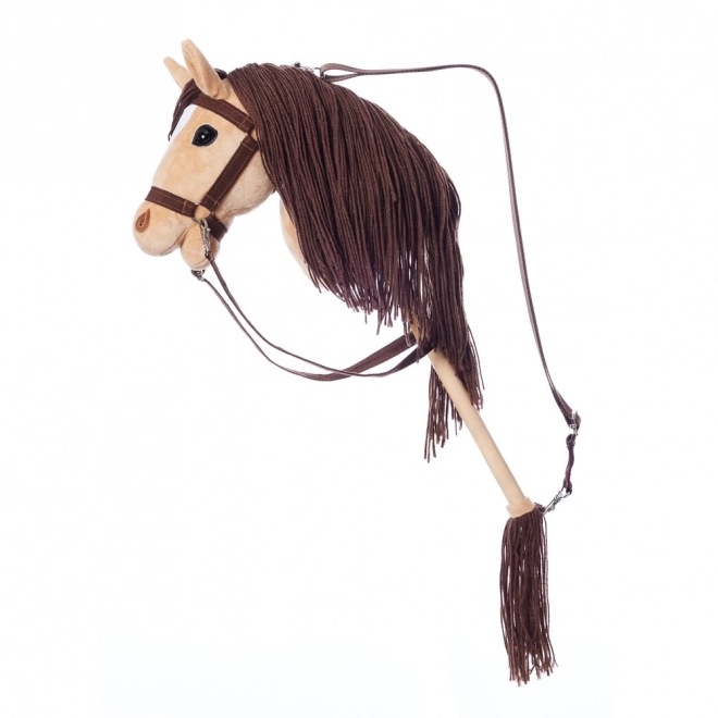 HOPPIHORSE kæphest hobby horse størrelse A3 beige