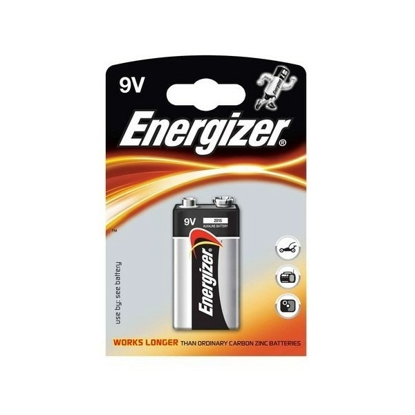 Energizer alkalisk batteri 9V
