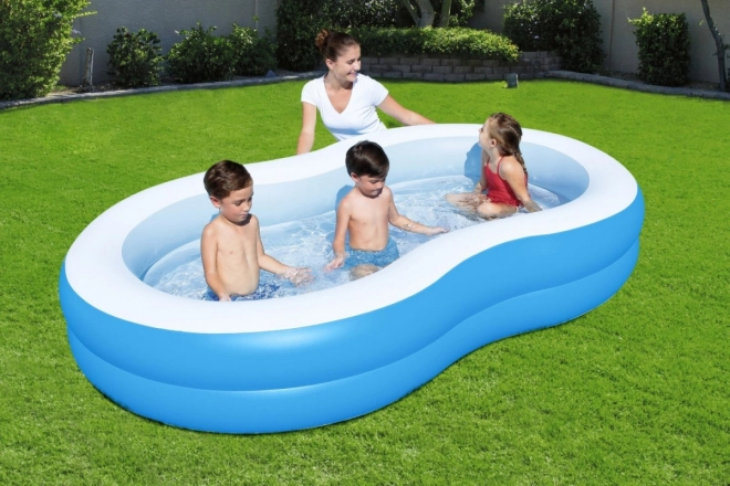 Oppustelig familiepool 2,62m x 1,57m x 46cm