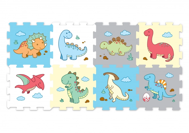 Skum puslespil dinosaurer 8stk