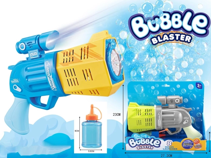 Batteridrevet sæbeboblepistol