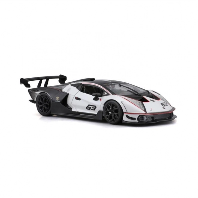 Bburago 1:24 Race Lamborghini Essenza SCV12 – Hvid