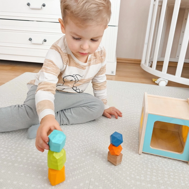 Uddannelsesmæssig Montessori-boks til børn i alderen 31-36 måneder