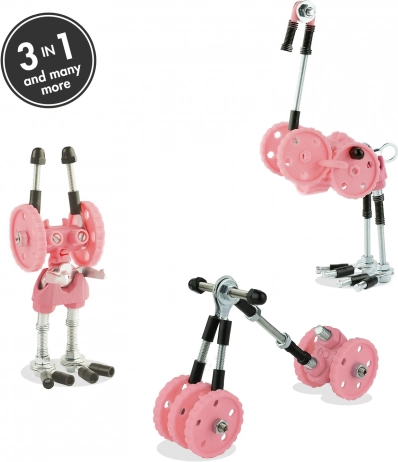 The OffBits byggesæt Flamingo Bit 3-i-1