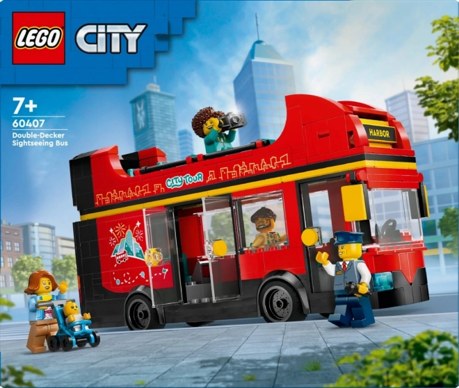 LEGO City 60407 Rød dobbeltdækker sightseeingsbus