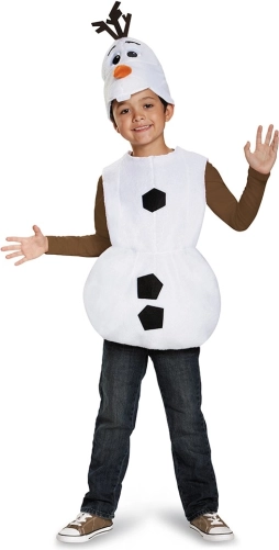 Snemanden OLAF-kostume fra Frost, 5–6 år