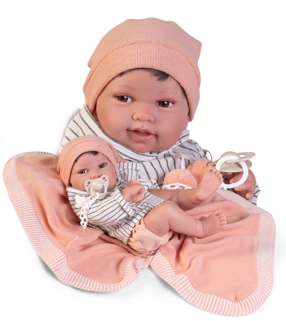 Antonio Juan 50413 PIPO - realistisk babydukke med fuld vinylkrop - 42 cm