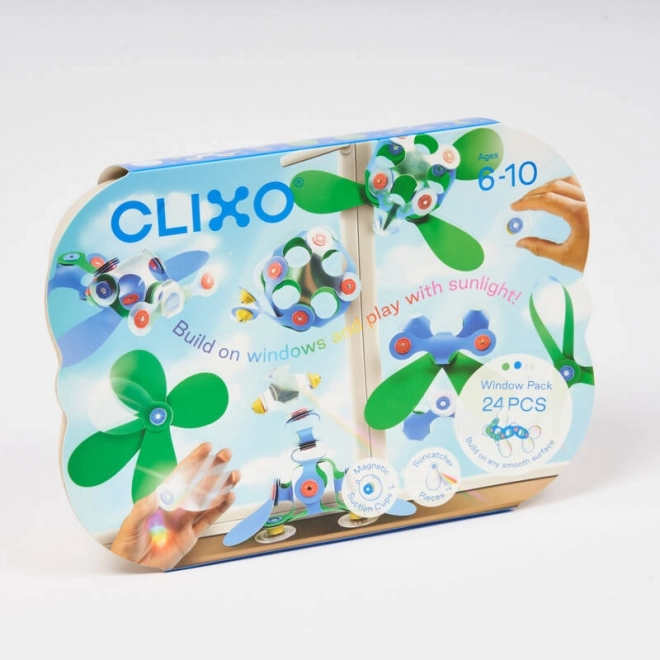 Clixo Greb og Klæb, sæt med prismatiske elementer