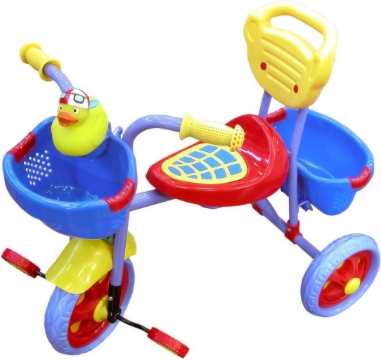 MaDe Trehjulet cykel med lille and, farverig