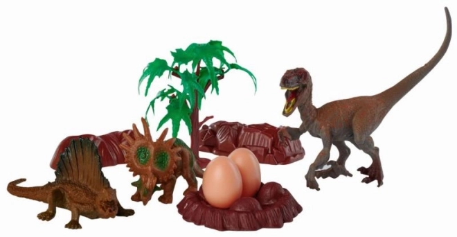 Dino æg med tilbehør, 3 slags, DP6