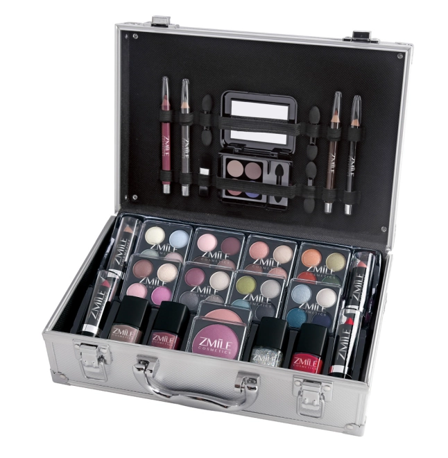 Omfattende sæt med 51 dele til fuld makeup