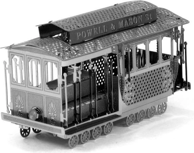 Metal 3D-model Kabelsporvogn San Francisco