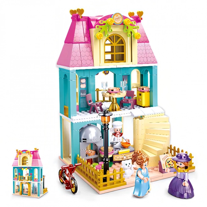 Sluban Girls Dream Village M38-B0875 To-etagers hus med loft