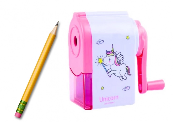 Unicorn Blyantspidser med Håndtag Lyserød