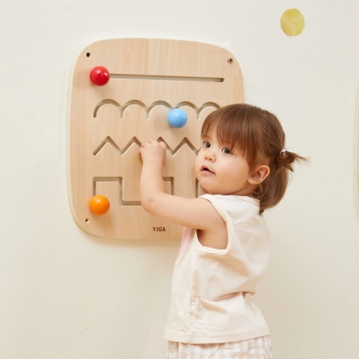 Fire baner med forskellige former