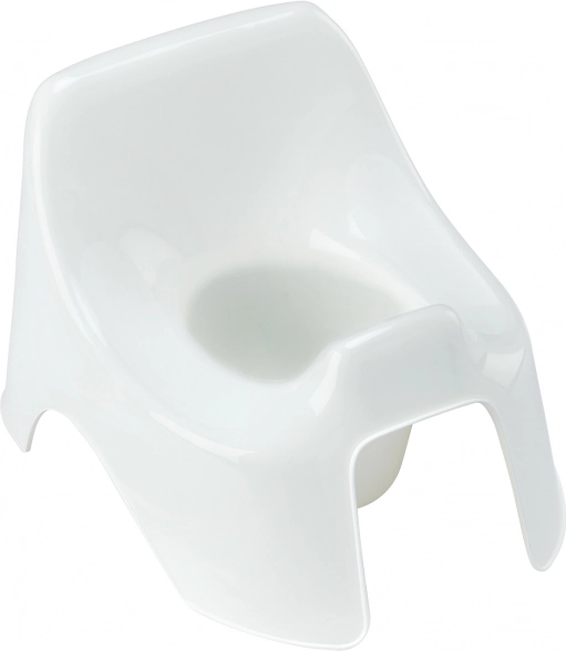 Anatomisk potte, hvid