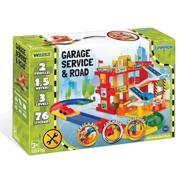 Garageservice med vej fra Wader