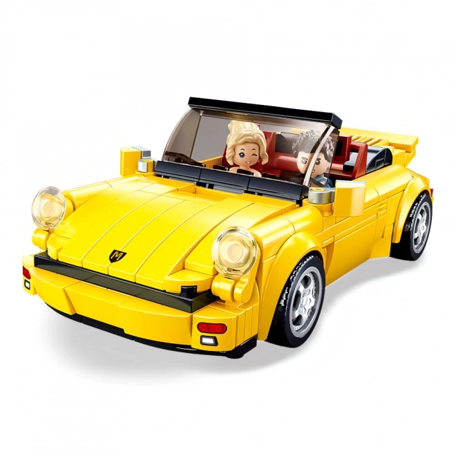 Gul sportsvogn Sluban ModelBricks