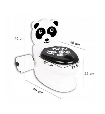 Børnetoilet Panda