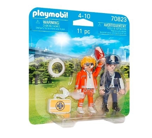 Duo Pakke Figurer 70823 Ambulancelæge og Politibetjent