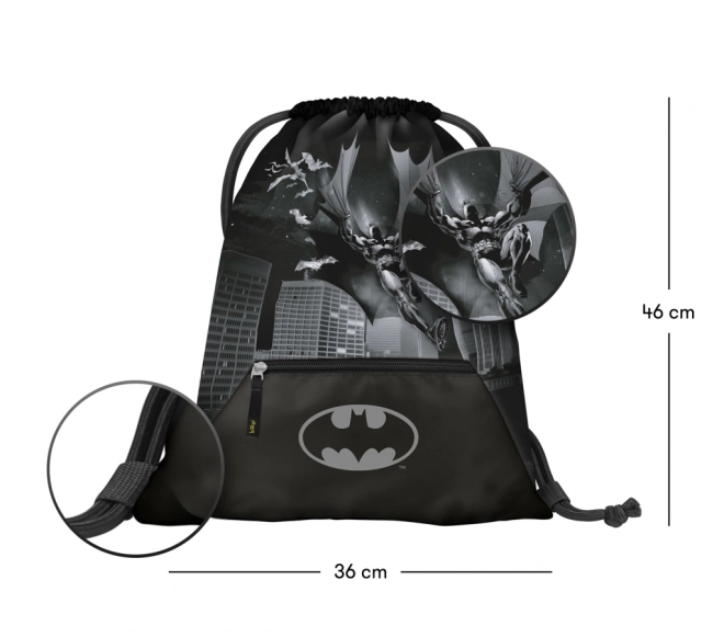 Skolesæt Shelly med Batman: rygsæk, penalhus, pose