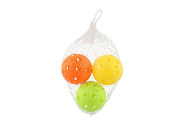 Florbolbold 3 stk plast 7cm i net