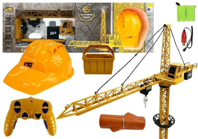 Byggekran R/C Fjernstyret kran
