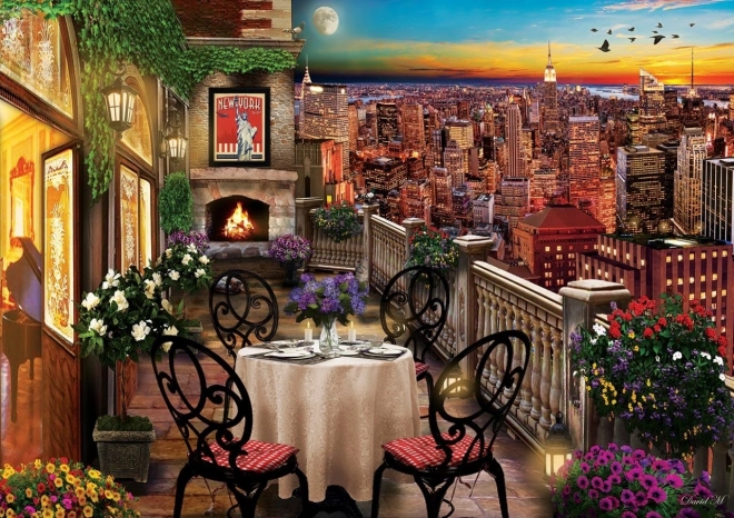 Puslespil Aftensmad i New York 1000 brikker ART PUZZLE