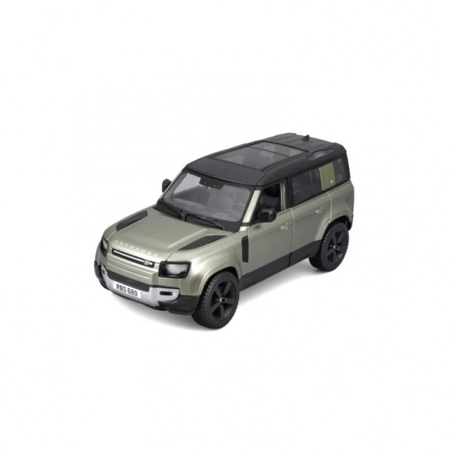 Metal modelbil Land Rover Defender 110 grøn