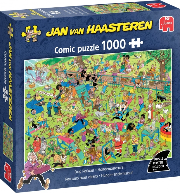 Puzzle Jan van Haasteren Hundepark 1000 brikker