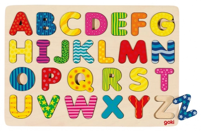 Goki Puslespil ABC alfabet - Store bogstaver