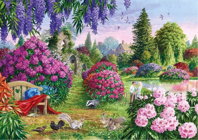 Gibsons puslespil Flora og Fauna 4x500 brikker