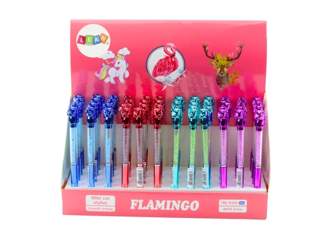 Unicorn-kuglepen med diamanter Unicorn Blå stift 0,7 mm Mix