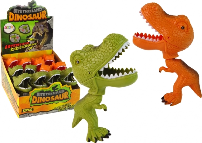 Dinosaurfigur med bevægelig kæbe og hale