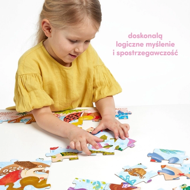 Magisk puslespil - havfruer