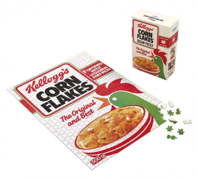Dobbelt-sidet puslespil Kellogg's Cornflakes 500 brikker