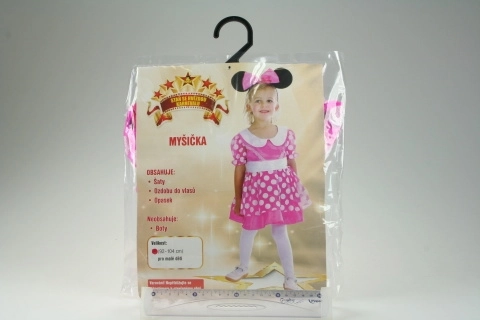 Kostume til karneval - Lille mus, (92 - 104 cm)