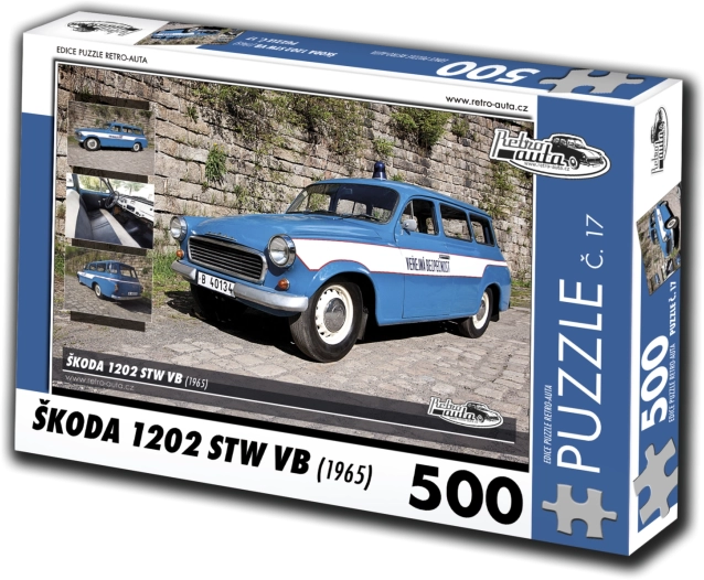 Retro-bil puslespil Škoda 1202 STW VB 500 brikker