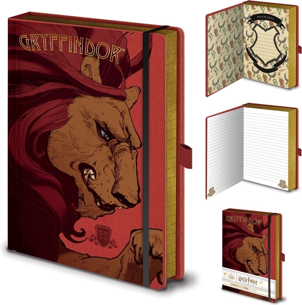 A5 Premium notatblok Harry Potter – Gryffindor