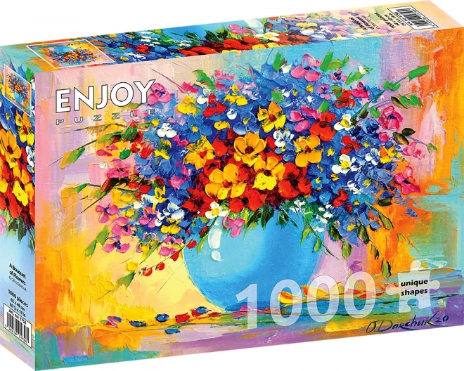Puslespil Blomsterbuket 1000 brikker