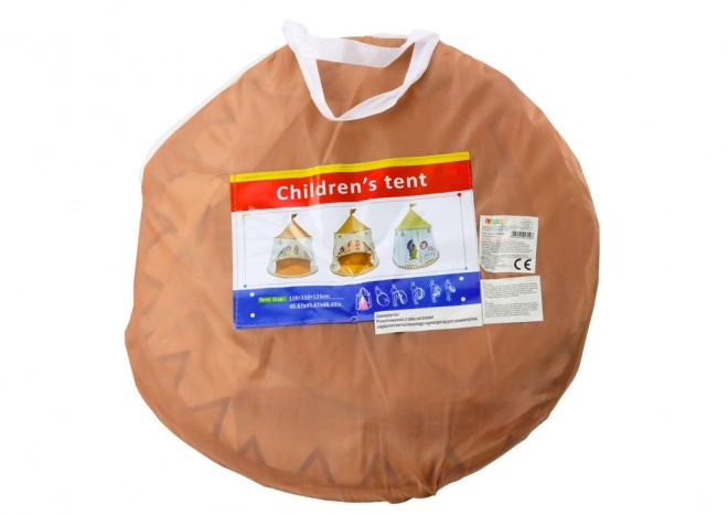 Indiansk telt til børn Beige 125 cm