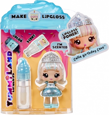 Yummiland lille dukke med lipgloss Callie Birthday Cake
