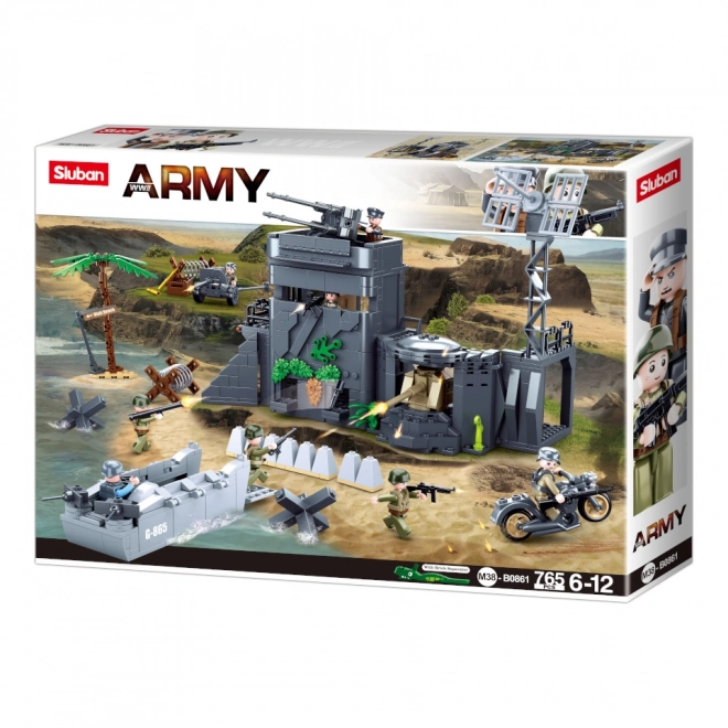 Sluban Army WW2 M38-B0861 Bunker i klitterne