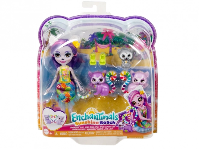Loutky Enchantimals - Lemur Familie