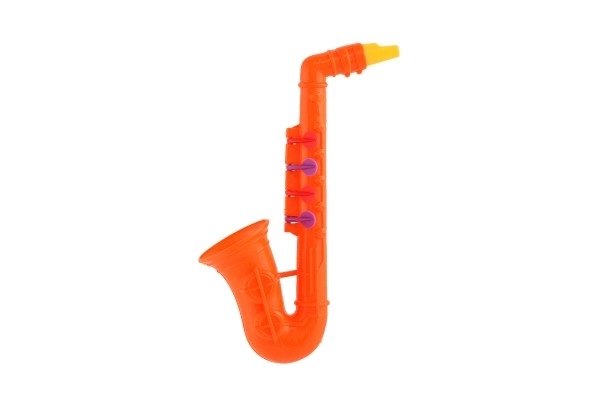 Saxofon plastik 24cm 2 farver i pose