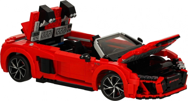 Åbningsbar motorhjelm og bevægelige dele